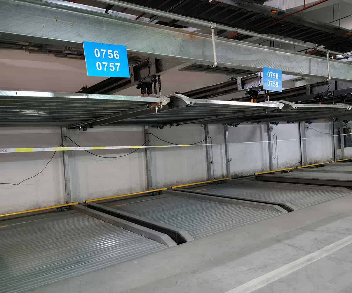兩層簡易升降機械式停車設備安裝流程與要點